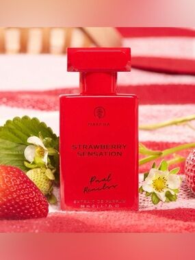 NEW Oakcha Strawberry 🍓 Sensation full bottle and box 1.7 ounces perfume